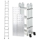 3.46m Lightweight Aluminium Folding Multi-position Work Platform Ladder