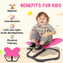 AIYAPLAY Butterfly-Shaped Kids Swivel Chair Sensory Spinning Chair