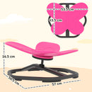 AIYAPLAY Butterfly-Shaped Kids Swivel Chair Sensory Spinning Chair