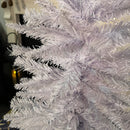 5ft (150cm) White Pencil Pine Christmas Tree with 236 Tips