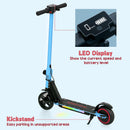 SPORTNOW Folding Electric Scooter W/ LED Lights And Display
