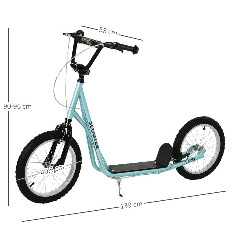 HOMCOM Teen Kids Stunt Scooter  - Blue