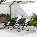Outsunny Zero Gravity Lounger Folding Recliner Chair w/ Cup Holder