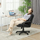 HOMCOM Swivel Executive Office Chair Mid Back Chair w/ Arm, Black