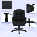 HOMCOM Swivel Executive Office Chair Mid Back Chair w/ Arm, Black