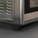 HOMCOM 30L Mini Oven With Adjustable Temperature, 60 Min Time 1600W, Silver