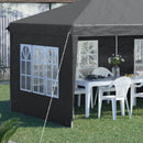 Outsunny 3 x 6m Heavy Duty Gazebo Marquee Party Tent with Storage Bag Grey