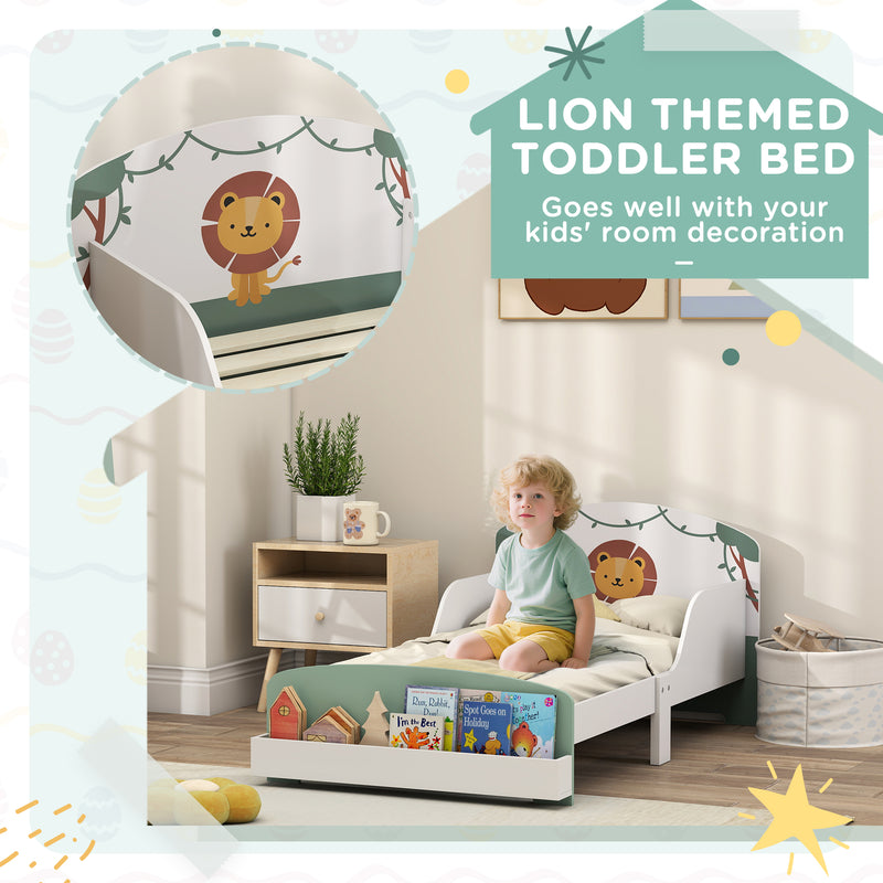 AIYAPLAY Toddler Bed Themed Kids Bed Frame With Storage
