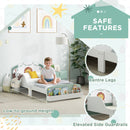 AIYAPLAY Toddler Bed Themed Kids Bed Frame With Storage