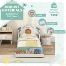AIYAPLAY Toddler Bed Themed Kids Bed Frame With Storage
