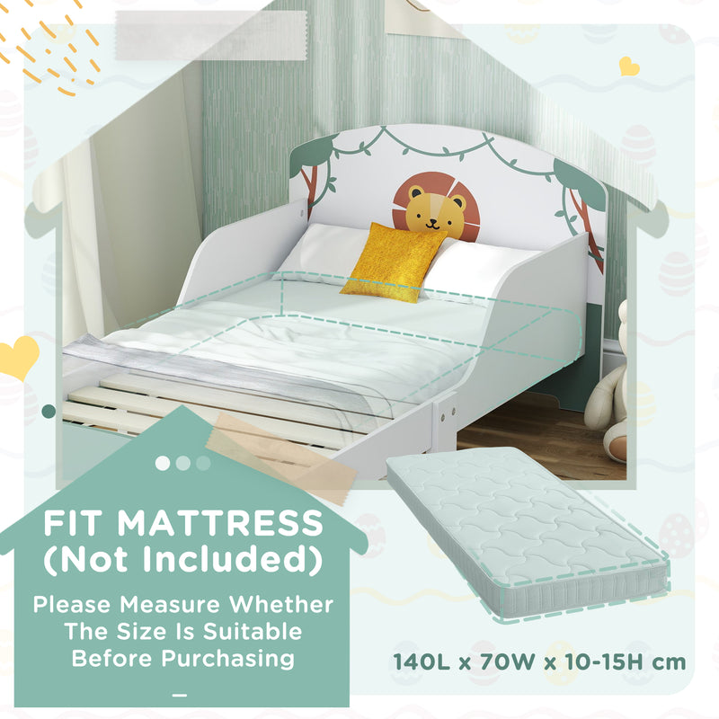 AIYAPLAY Toddler Bed Themed Kids Bed Frame With Storage