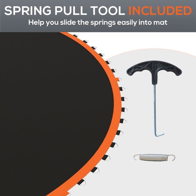 SPORTNOW Trampoline Mat with 72 V-Hooks, for 12ft Trampoline