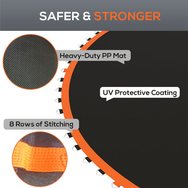 SPORTNOW Trampoline Mat with 72 V-Hooks, for 12ft Trampoline