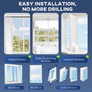 HOMCOM Portable Air Conditioner 12000 BTU, 4-in-1 Air Conditioning Unit