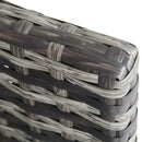 Outsunny Outdoor Rattan Dining Set 11 Piece - Grey