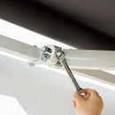 Outsunny  Retractable Sun Shade  3.5 x 2.5m - Grey