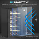 HOMCOM 41 Bottle Wine Cooler Fridge, Freestanding Wine Refrigerator