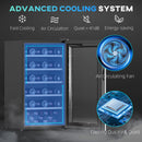 HOMCOM 41 Bottle Wine Cooler Fridge, Freestanding Wine Refrigerator