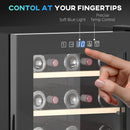 HOMCOM 41 Bottle Wine Cooler Fridge, Freestanding Wine Refrigerator