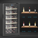 HOMCOM 41 Bottle Wine Cooler Fridge, Freestanding Wine Refrigerator