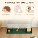 PawHut Pet Playpen with Waterproof Mat, DIY Small Animal Enclosure 34 Panels