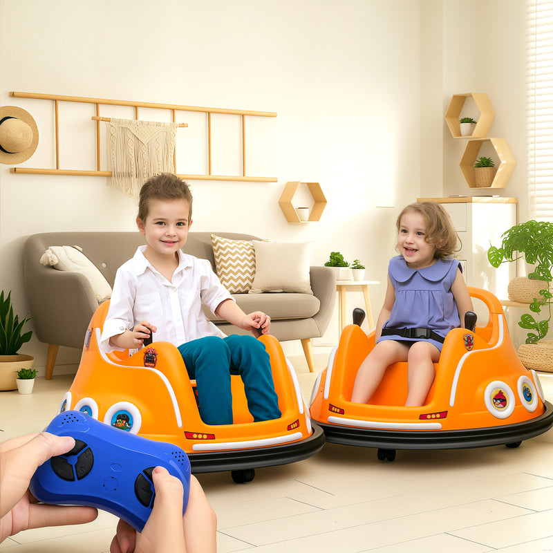 AIYAPLAY Angry Bird Licensed Bumper Car for Kids w/ Joysticks