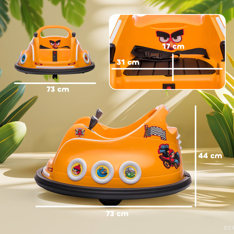 AIYAPLAY Angry Bird Licensed Bumper Car for Kids w/ Joysticks