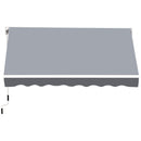 Outsunny  Retractable Awning  2.5m x 2m - Grey