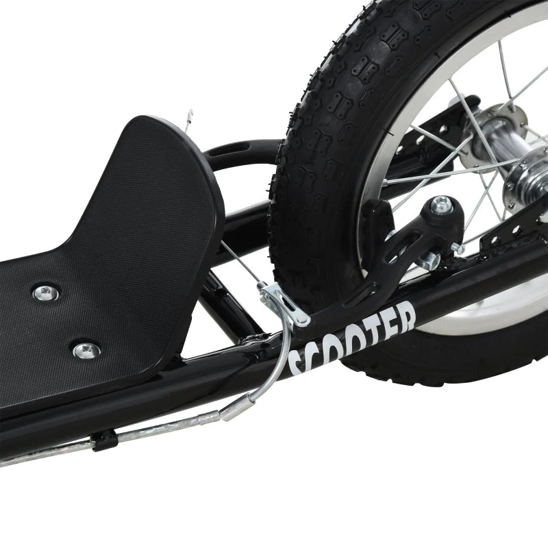 HOMCOM Teen Kids Stunt Scooter - Black