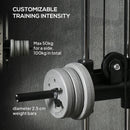 SPORTNOW Wall Mount Cable Station with 15 Positions Adjustable Dual Pulleys