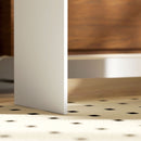 HOMCOM Compact Computer Table With Keyboard Tray And Drawer