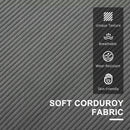 HOMCOM Compact 2 Seater Sofa With Under Seat Storage For Small Spaces