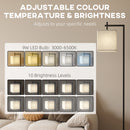 HOMCOM 66\" Modern Floor Lamp for Living Room with 10 Brightness Levels