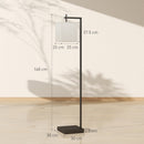HOMCOM 66\" Modern Floor Lamp for Living Room with 10 Brightness Levels