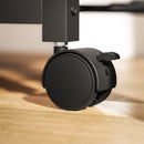 HOMCOM 4-Tier Mobile Printer Stand with Power Outlets for Home Office