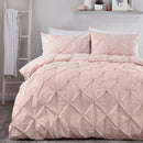 Serene Lara Duvet Cover Set in Blush