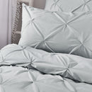 Serene Lara Duvet Cover Set in Silver
