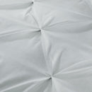 Serene Lara Duvet Cover Set in Silver