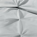 Serene Lara Duvet Cover Set in Silver