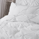 Serene Lara Duvet Cover Set in White