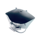 Large Shopper With Purse -Silver