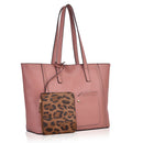 Lavender Animal purse and Shopper-Pink