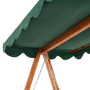 Outsunny Wooden Garden Swing Seat 3 Seater