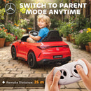 AIYAPLAY Kids Electric Car Licensed Mercedes AMG, 12V Ride On Car, Red
