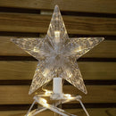 45cm Set Of 4 Light Up Spiral Christmas Tree Garden Path Lights With 100 Warm White LEDs