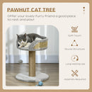 PawHut Cat Tree Tower Activity Centre with Scratching Posts