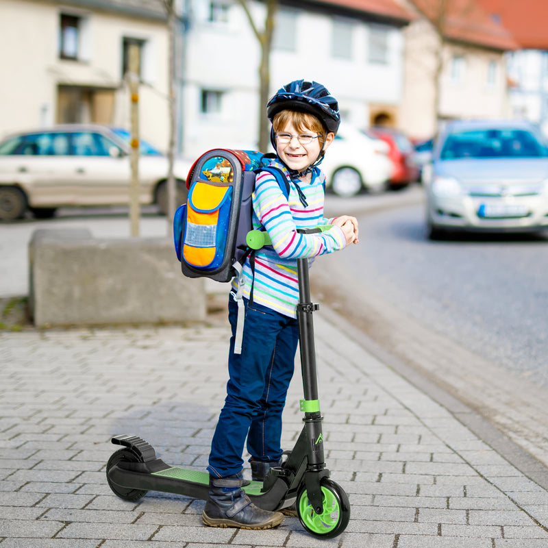 HOMCOM Folding Electric Scooter With Rear Wheel Brake