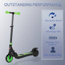 HOMCOM Folding Electric Scooter With Rear Wheel Brake