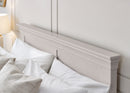 Clermont 135Cm Double Bed - Light Grey