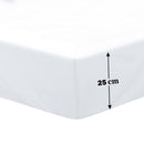 Lewis's Non-Iron Percale Sheet Range – White